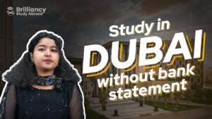 study in Dubai without bank statement